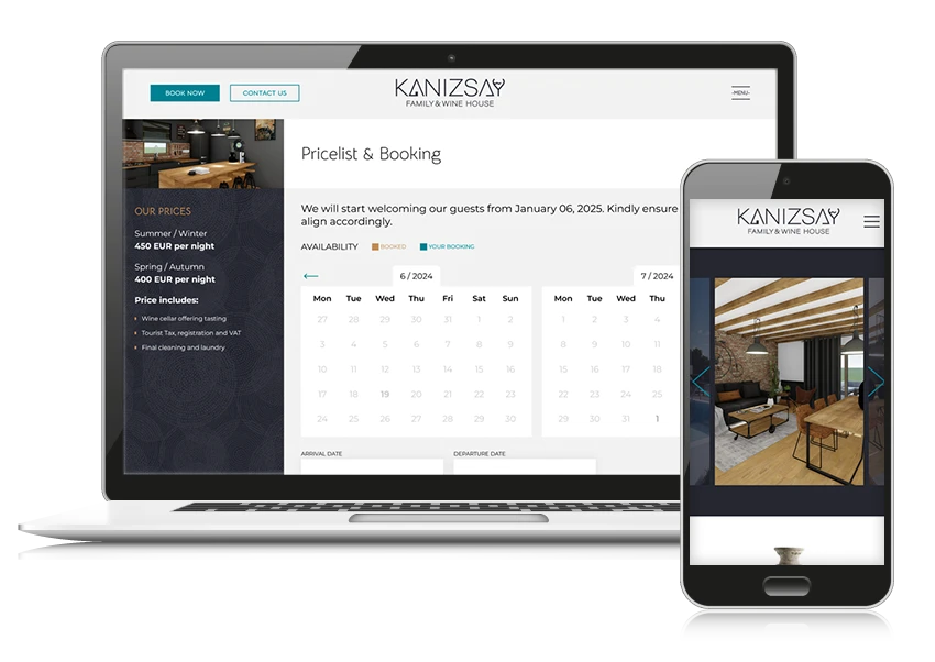 Kanizsay web responsive